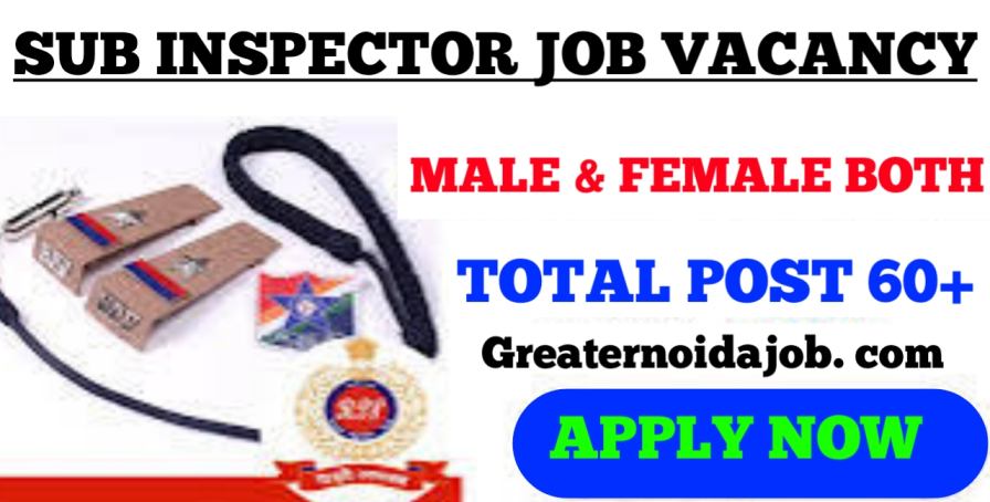 Sub Inspector Job Apply Online